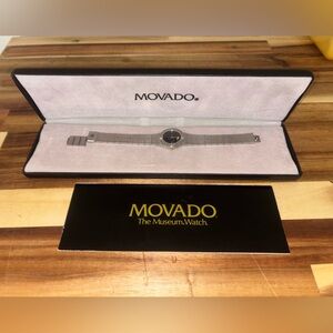 Movado Museum Woman’s Her Sports Edition Bracelet Watch in Case
